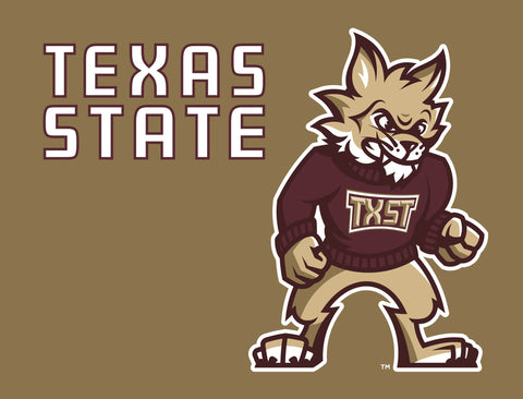 Texas State Boko Gold Lumilawn Sign