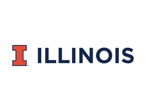 Illinois Institutional Mark White Yard Sign