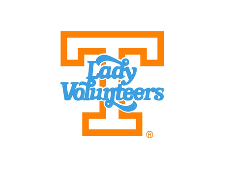 Tennessee Lady Vols T White Lumilawn Sign