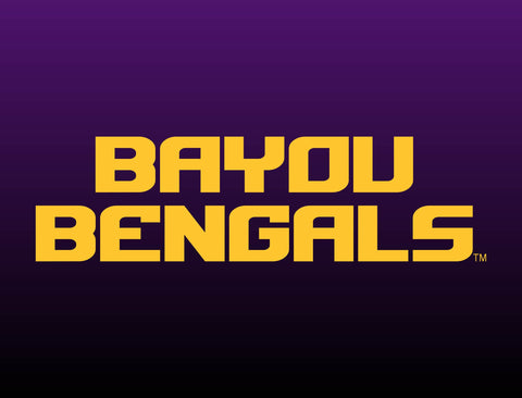 LSU Bayou Bengals Purple Yard Sign