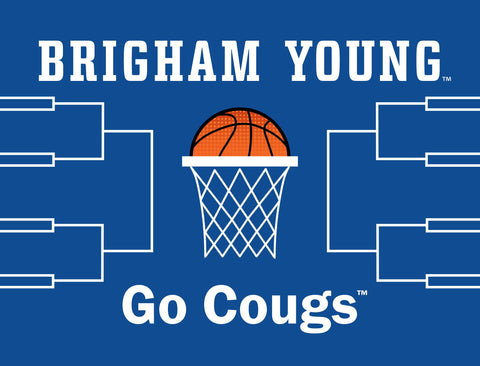 Brigham Young Basketball Lumilawn Sign