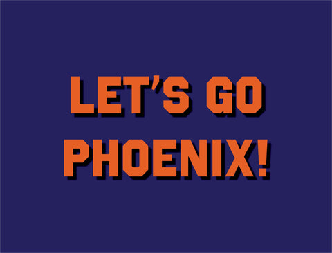 Phoenix Professional Basketball Yard Sign