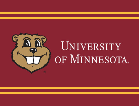 Minnesota Goldy Mascot Head Maroon Lumilawn Sign