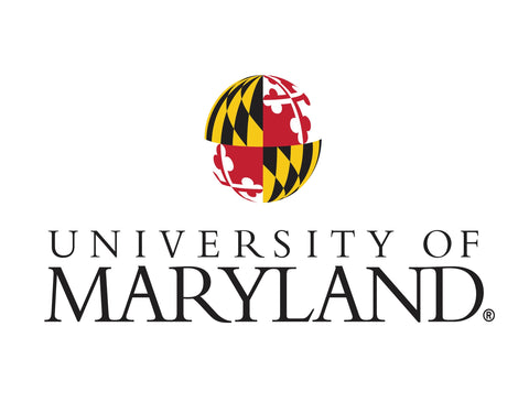 Maryland University Institution Mark White Yard Sign