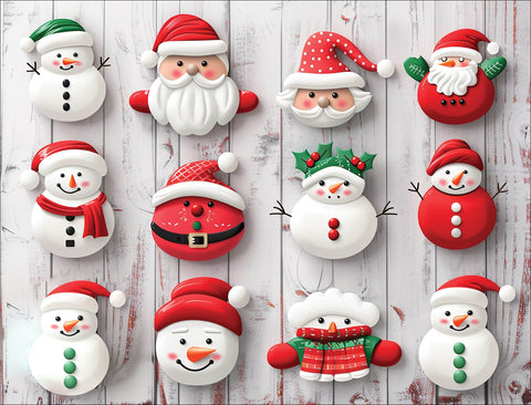 Christmas Ornament Characters Yard Sign