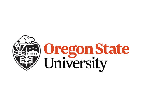 Oregon State Institutional Mark White Yard Sign