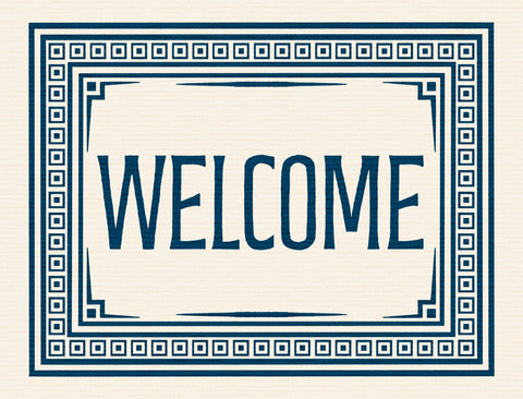 Luxe Welcome Lumilawn Sign