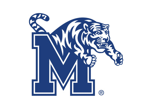 Memphis M Tiger White Lumilawn Sign