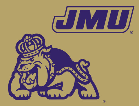 JMU Gold Duke Dog Lumilawn Sign