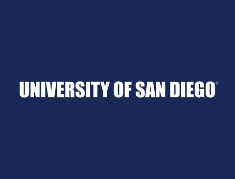 USD Athletics Wordmark Blue Yard Sign