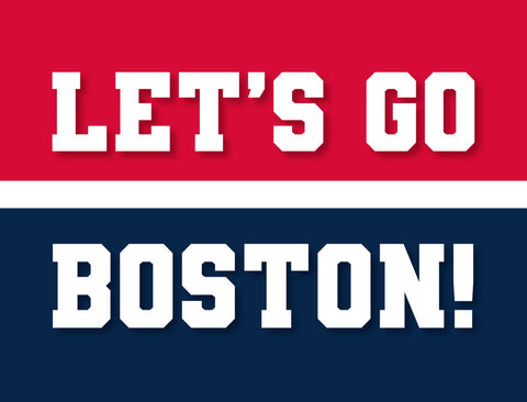 Boston Professional Soccer Fandom Yard Sign