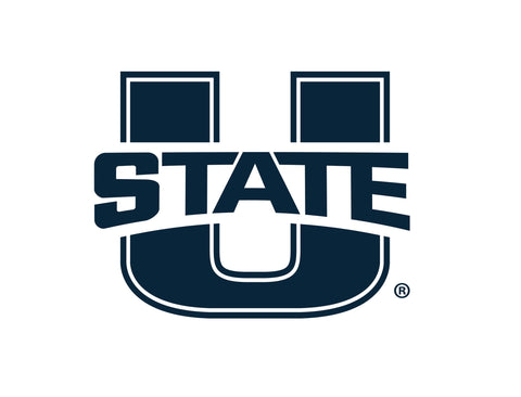 USU White Lumilawn Sign