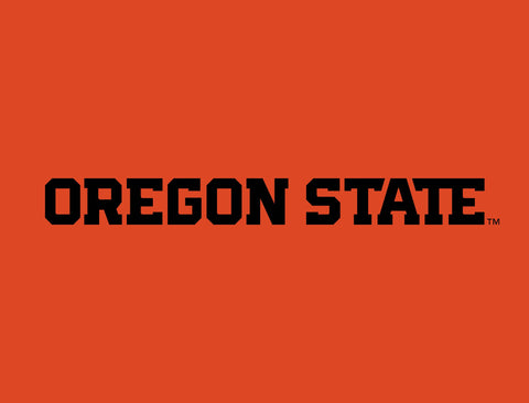 Oregon State Wordmark Orange Yard Sign