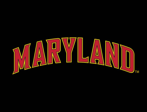 Maryland Wordmark Black Yard Sign