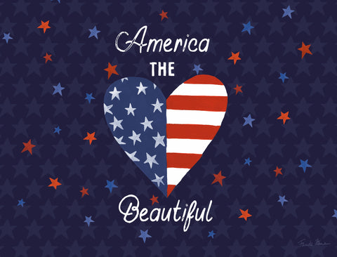 America The Beautiful Yard Sign