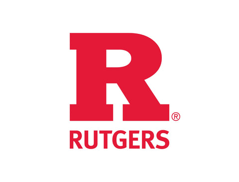 Rutgers R Red Mark White Yard Sign