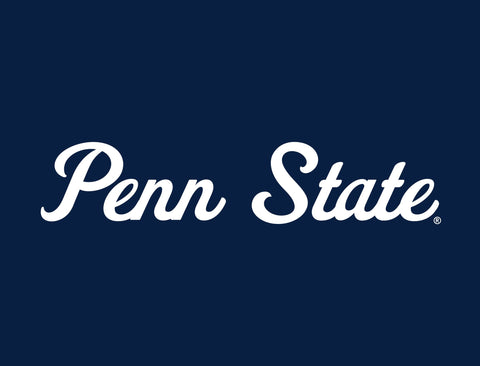 Penn State Script Mark Navy Yard Sign