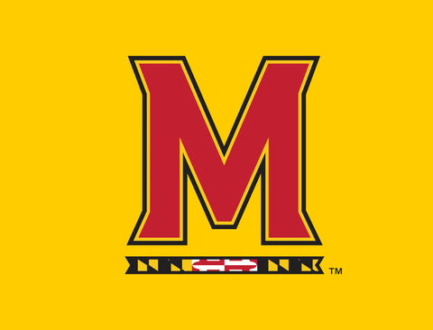 Maryland M Mark Yellow Lumilawn Sign