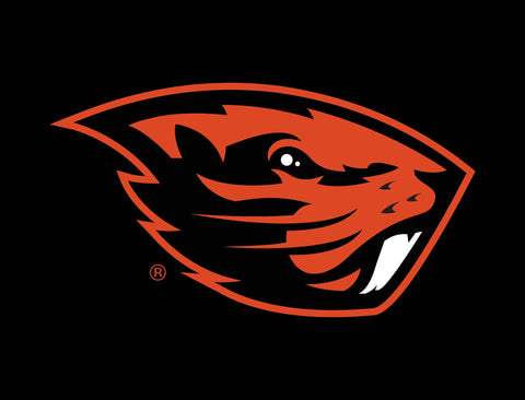 Oregon State Beavers Mascot Black Yard Sign