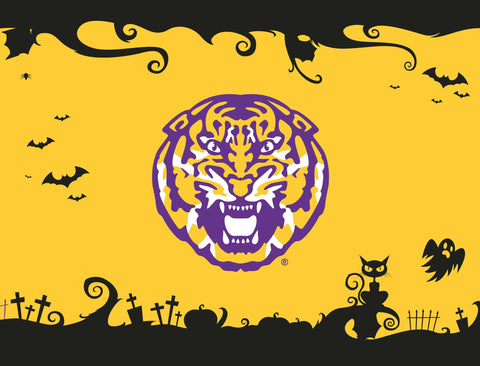 Tiger Halloween LSU Yard Sign