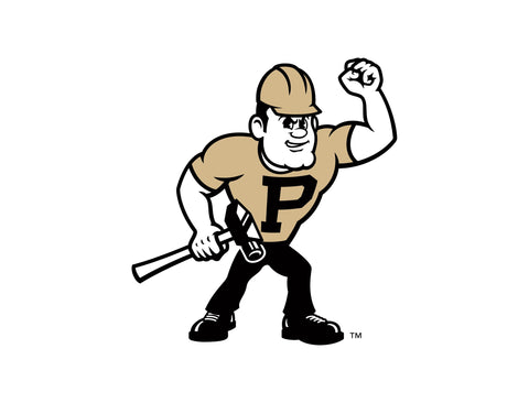 Purdue Pete White Yard Sign