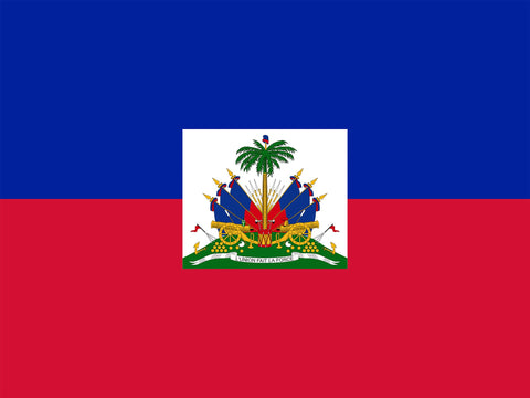 Flag Haiti Yard Sign