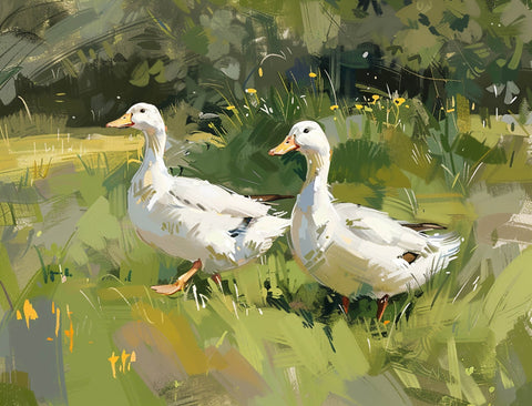 Ducks On The Farm Animal Yard Sign