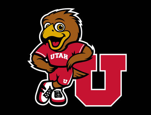 Swoop University of Utah Black Yard Sign