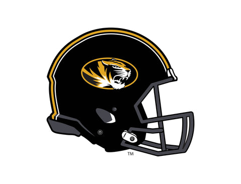 Missouri Helmet Mark White Yard Sign