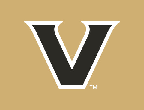 Vanderbilt University Athletic Mark Gold Lumilawn Sign