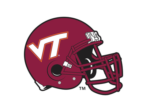 Virginia Tech Helmet Mark White Lumilawn Sign