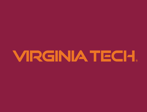 Virginia Tech Wordmark Maroon Lumilawn Sign