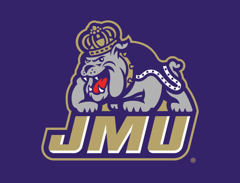 JMU Duke Dog Combo Purple Yard Sign