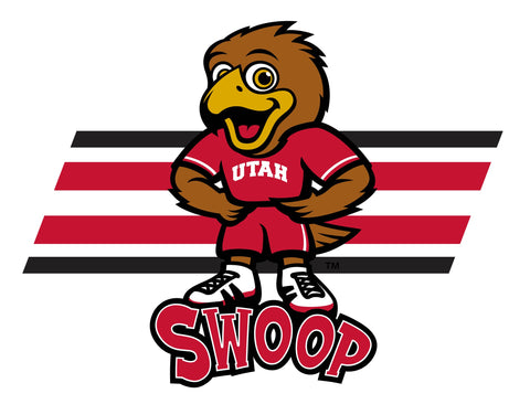 Utah Utes Swoop White Yard Sign