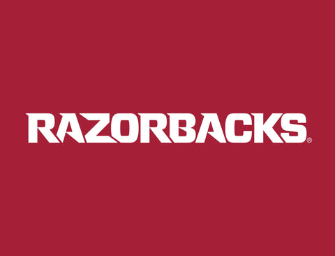 Arkansas Razorbacks Wordmark Cardinal Yard Sign