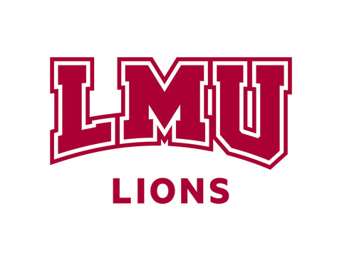 LMU Lions Mark Crimson Lumilawn Sign