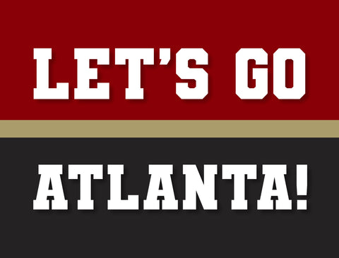 Atlanta Professional Soccer Fandom Yard Sign