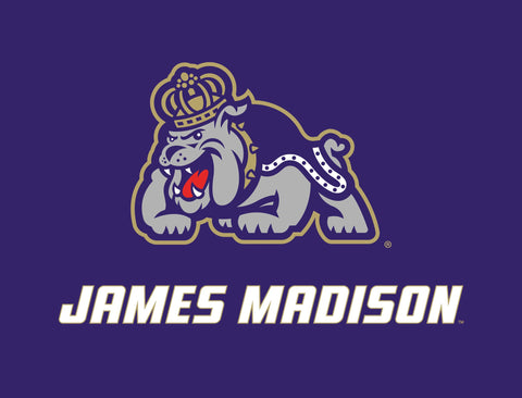 James Madison Duke Purple Lumilawn Sign