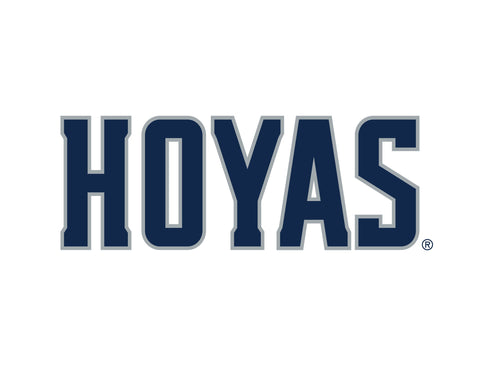 Georgetown Hoyas Wordmark White Lumilawn Sign