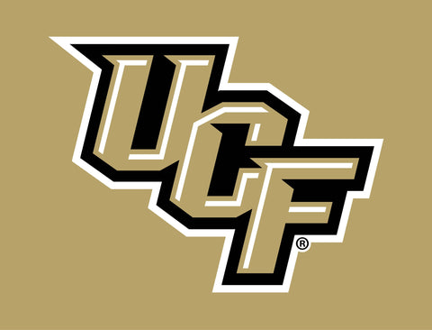 UCF Athletics Mark Gold Lumilawn Sign