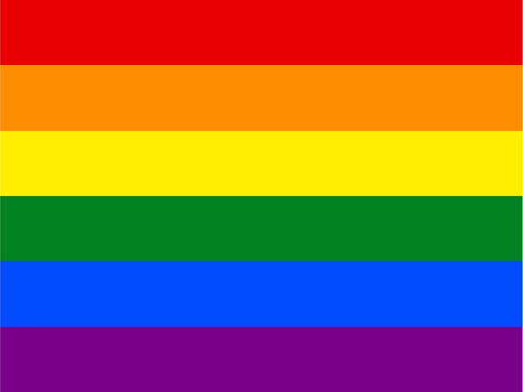 Pride 6 Striped LGBTQ Pride Flag Yard Sign