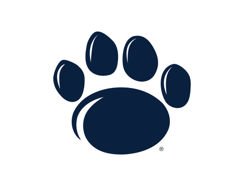 Penn State Paw Mark White Yard Sign