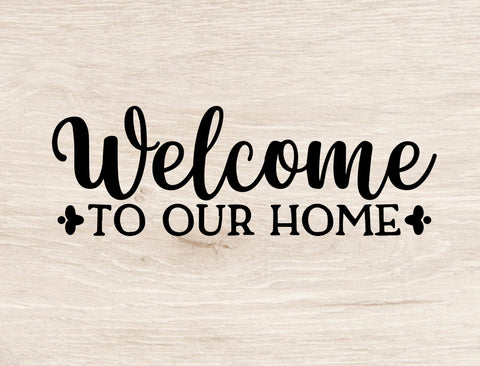 Welcome Home Wood Yard Sign