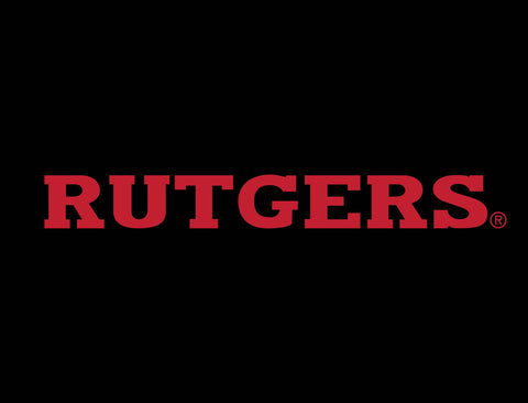 Rutgers Athletic Wordmark Black Lumilawn Sign