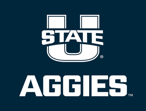 USU Aggies Blue Lumilawn Sign