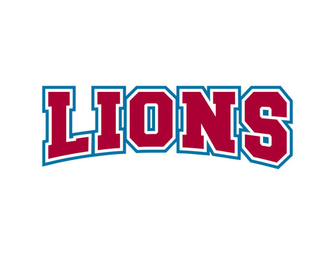 LMU Lions White Lumilawn Sign