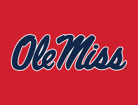 Mississippi Ole Miss Horizontal Red Lumilawn Sign