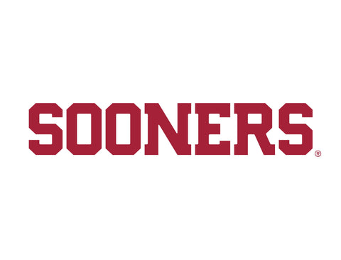 Oklahoma Sooners Wordmark White Lumilawn Sign