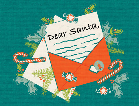 Dear Santa Lumilawn Sign