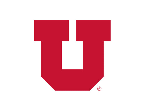 Utah "U" White Yard Sign